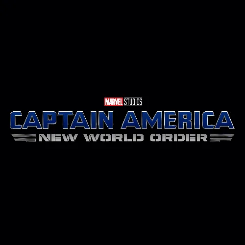 This is a logo, title-card, or title-screen owned by Marvel Studios for Captain America: New World Order. Further details: The title card of Captain America: New World Order.
