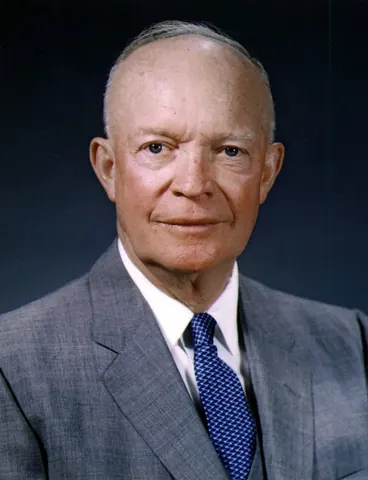 Dwight D. Eisenhower — World War II general, U.S. president from 1953 to 1961
