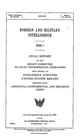 Church Committee — Committee investigating governmental abuses in the US intelligence community