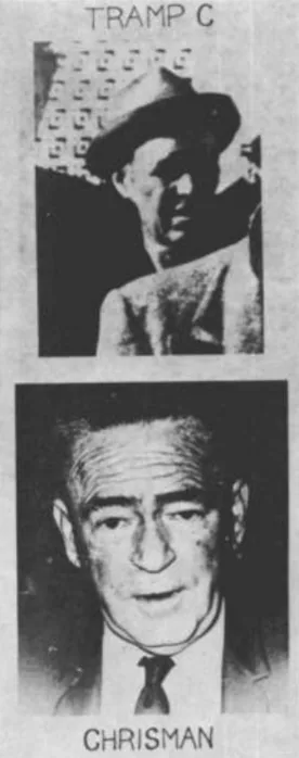 Tramp C (top) is compared Fred Crisman
