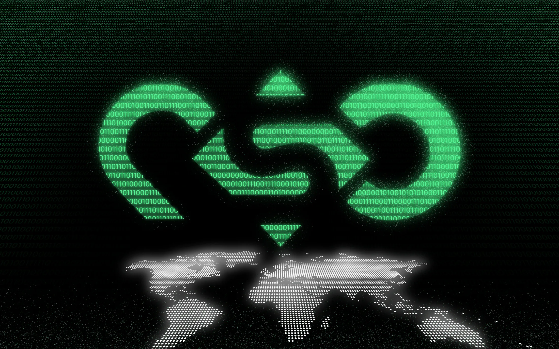 Illustration depicting the spyware maker NSO Group surveilling the world. Made for the entry "US includes NSO Group in list of entities with malicious cyber activities" from the blog Contenido libre de R3D: Red en defensa de los derechos di